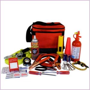 Roadside Emergency Kit With Jumper Cables
