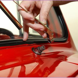 Windshield Wipers With Red Tips