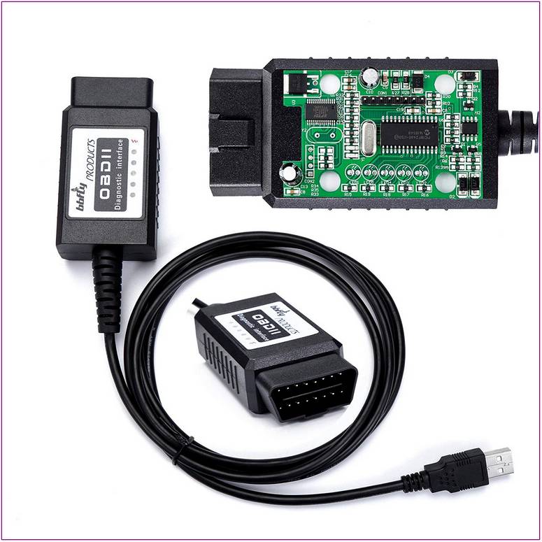 Usbobdii Cable With Ftdi Chip Set