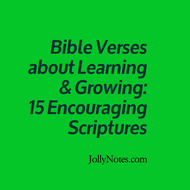 bible verses about growing