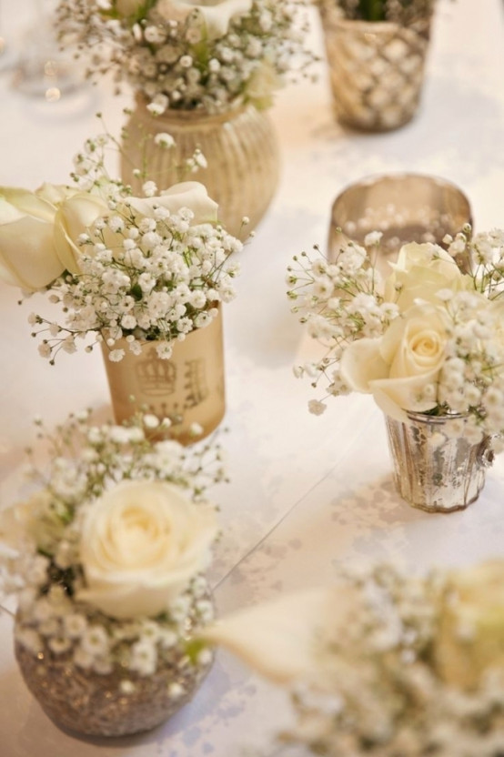 simple wedding flower decorations
