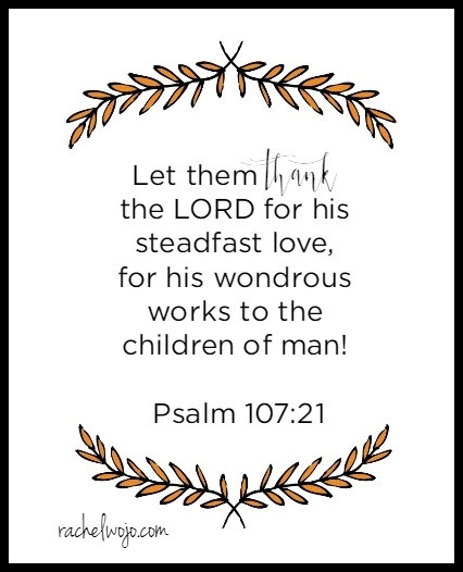 thanksgiving bible verse